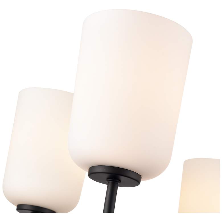 Image 4 Laphia 27" Wide 5-Light Chandelier in Matte Black more views