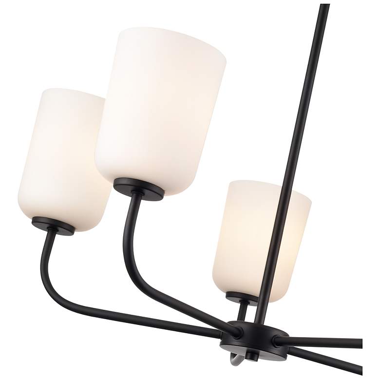 Image 5 Laphia 27" Wide 5-Light Chandelier in Matte Black more views