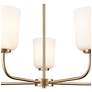 Thumbnail3 of Laphia 27" Wide 5-Light Chandelier in Modern Gold more views