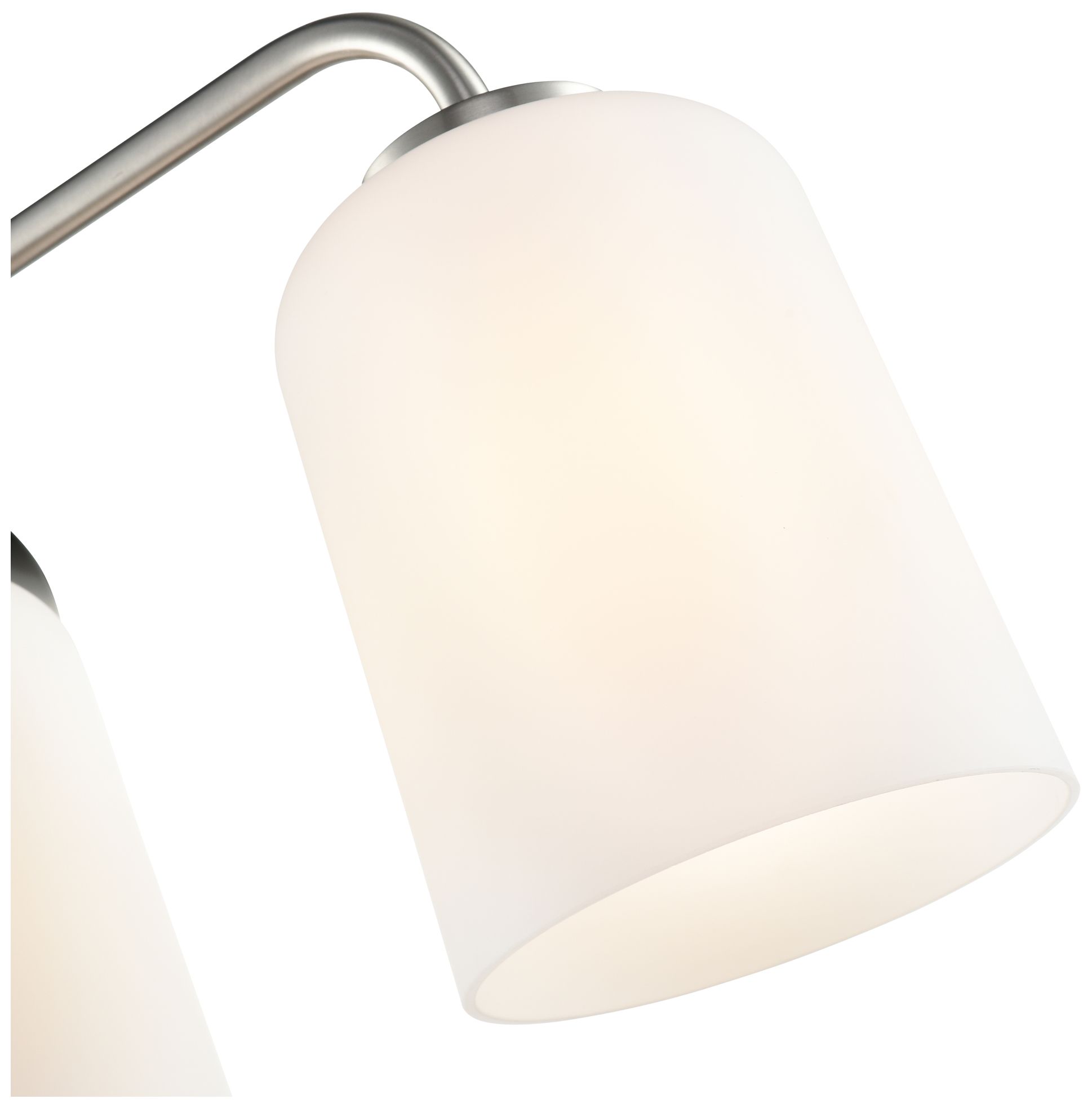 Image 6 Laphia 28" Wide Brushed Nickel 4-Light Vanity Bath Light more views