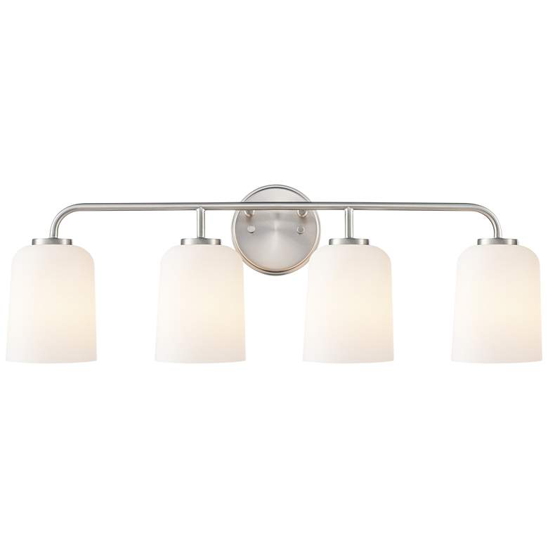Image 3 Laphia 28" Wide 4-Light Vanity in Brushed Nickel more views