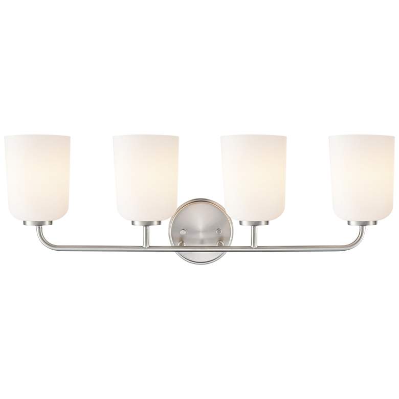 Image 5 Laphia 28" Wide 4-Light Vanity in Brushed Nickel more views