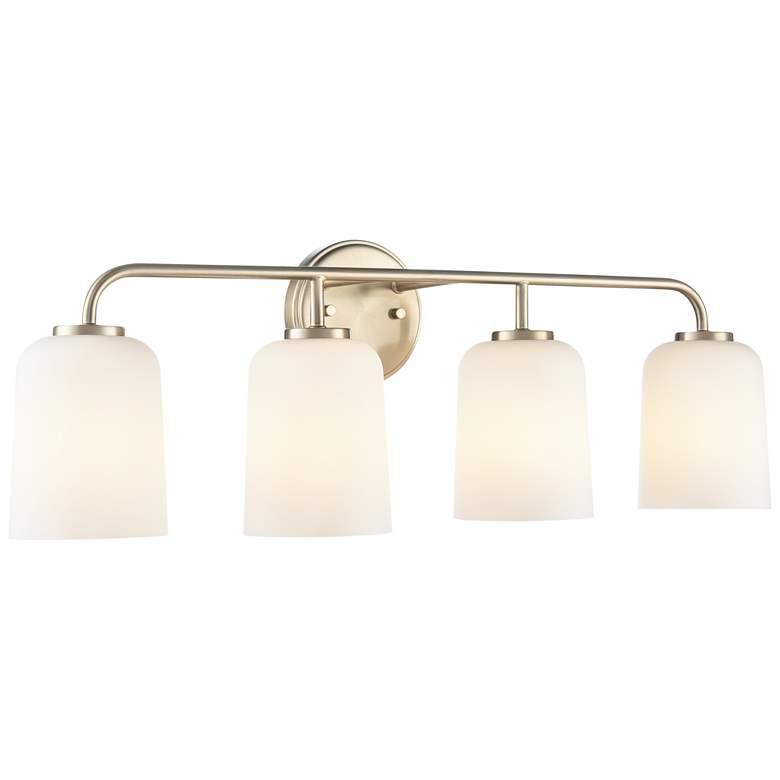 Image 1 Laphia 28" Wide 4-Light Vanity in Modern Gold