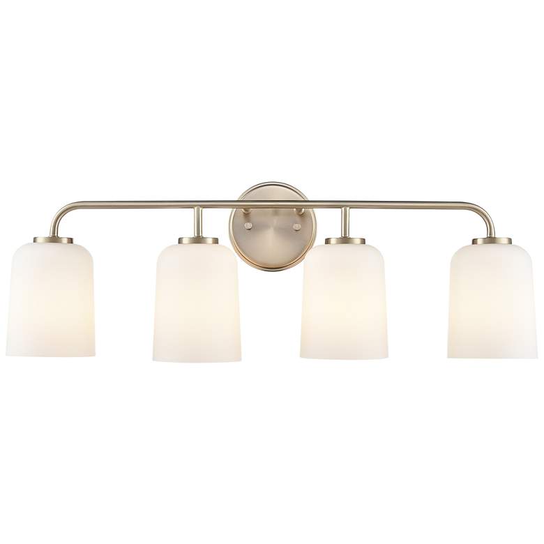 Image 3 Laphia 28" Wide 4-Light Vanity in Modern Gold more views