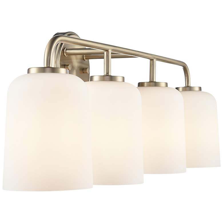 Image 4 Laphia 28" Wide 4-Light Vanity in Modern Gold more views