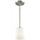 Laphia 5" Wide Brushed Nickel Mini Pendant