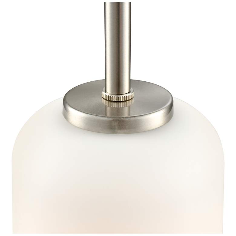 Image 4 Laphia 5" Wide 1-Light Pendant in Brushed Nickel more views