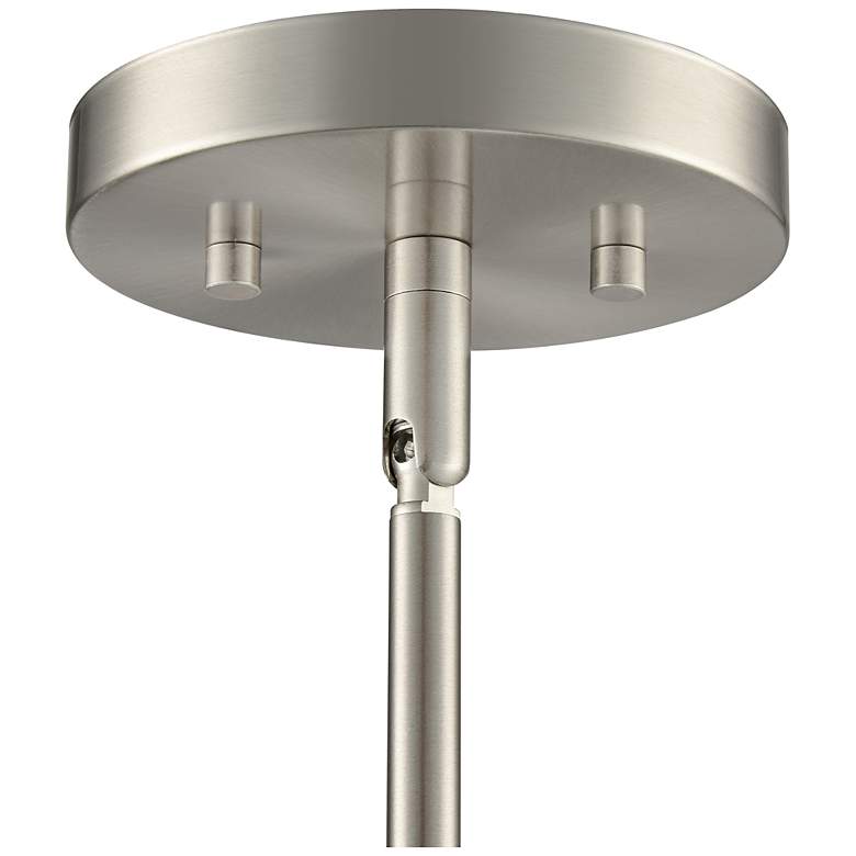 Image 6 Laphia 5" Wide 1-Light Pendant in Brushed Nickel more views