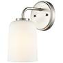1_Laphia 5" Wide 1-Light Vanity in Brushed Nickel