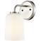 Laphia 5" Wide 1-Light Vanity in Brushed Nickel