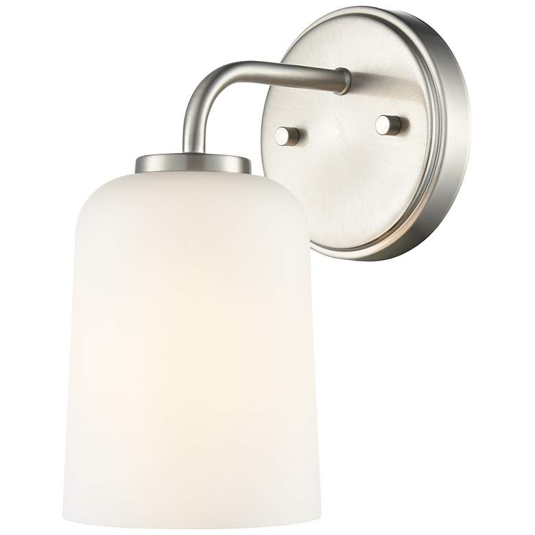 Image 2 Laphia 5" Wide 1-Light Vanity in Brushed Nickel more views