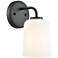 Laphia 5" Wide 1-Light Vanity in Matte Black
