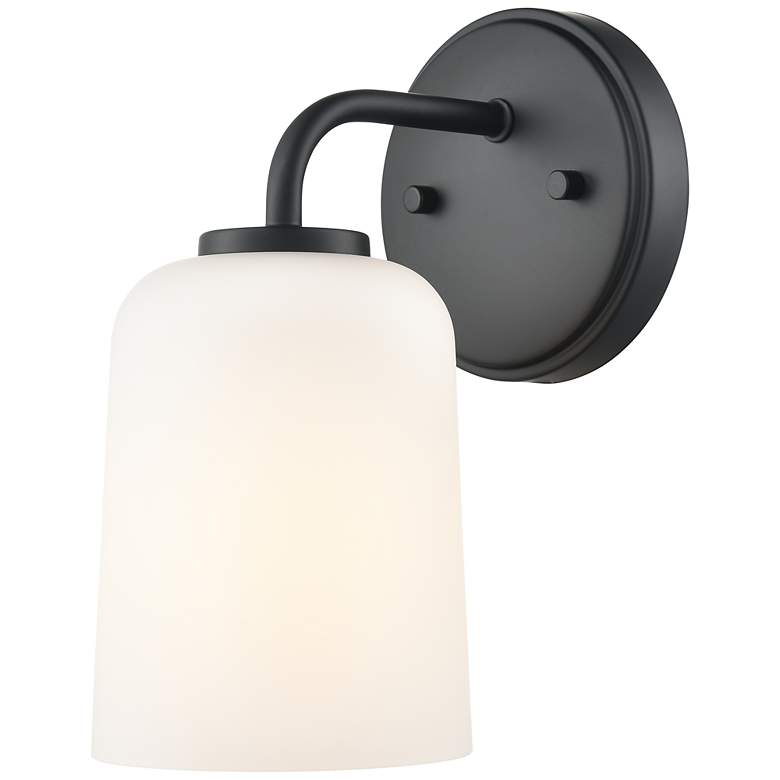 Image 2 Laphia 5" Wide 1-Light Vanity in Matte Black more views