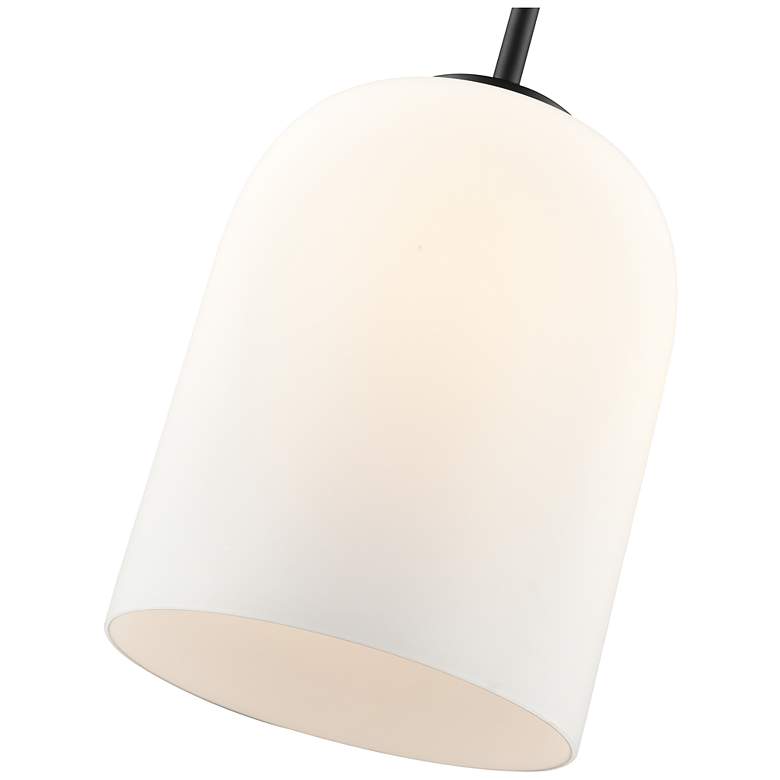 Image 3 Laphia 8" Wide 1-Light Pendant in Matte Black more views