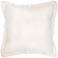 Lapis Ivory Velvet 22" Square Decorative Pillow