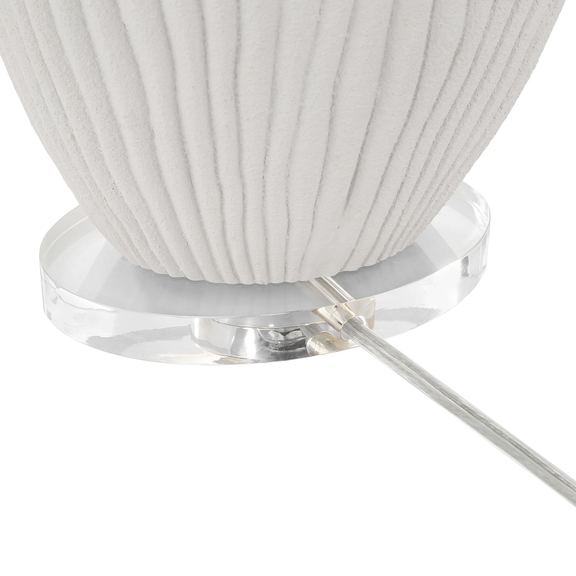 Image 7 Lara 23" High Sand White Modern Coastal Table Lamp more views