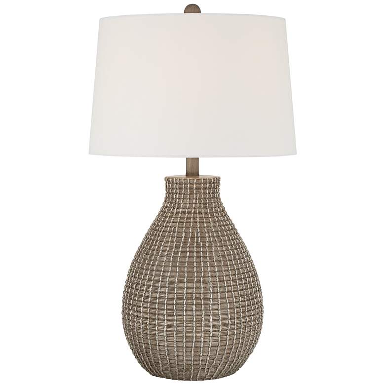 Image 2 Lara 28" High Natural Beige Gourd Table Lamp