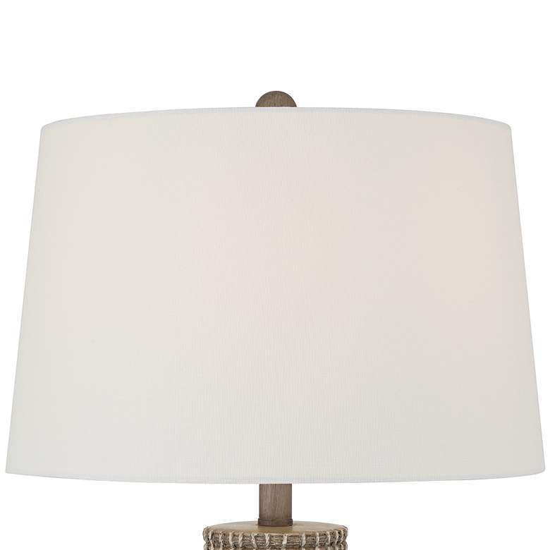 Image 3 Lara 28" High Natural Beige Gourd Table Lamp more views