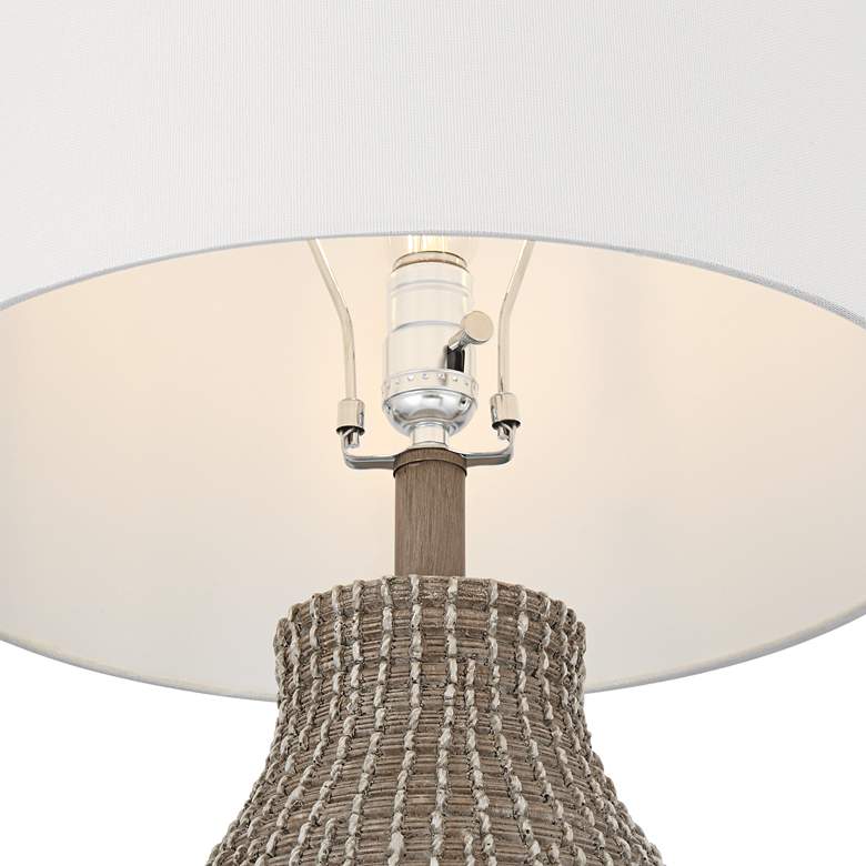 Image 4 Lara 28" High Natural Beige Gourd Table Lamp more views