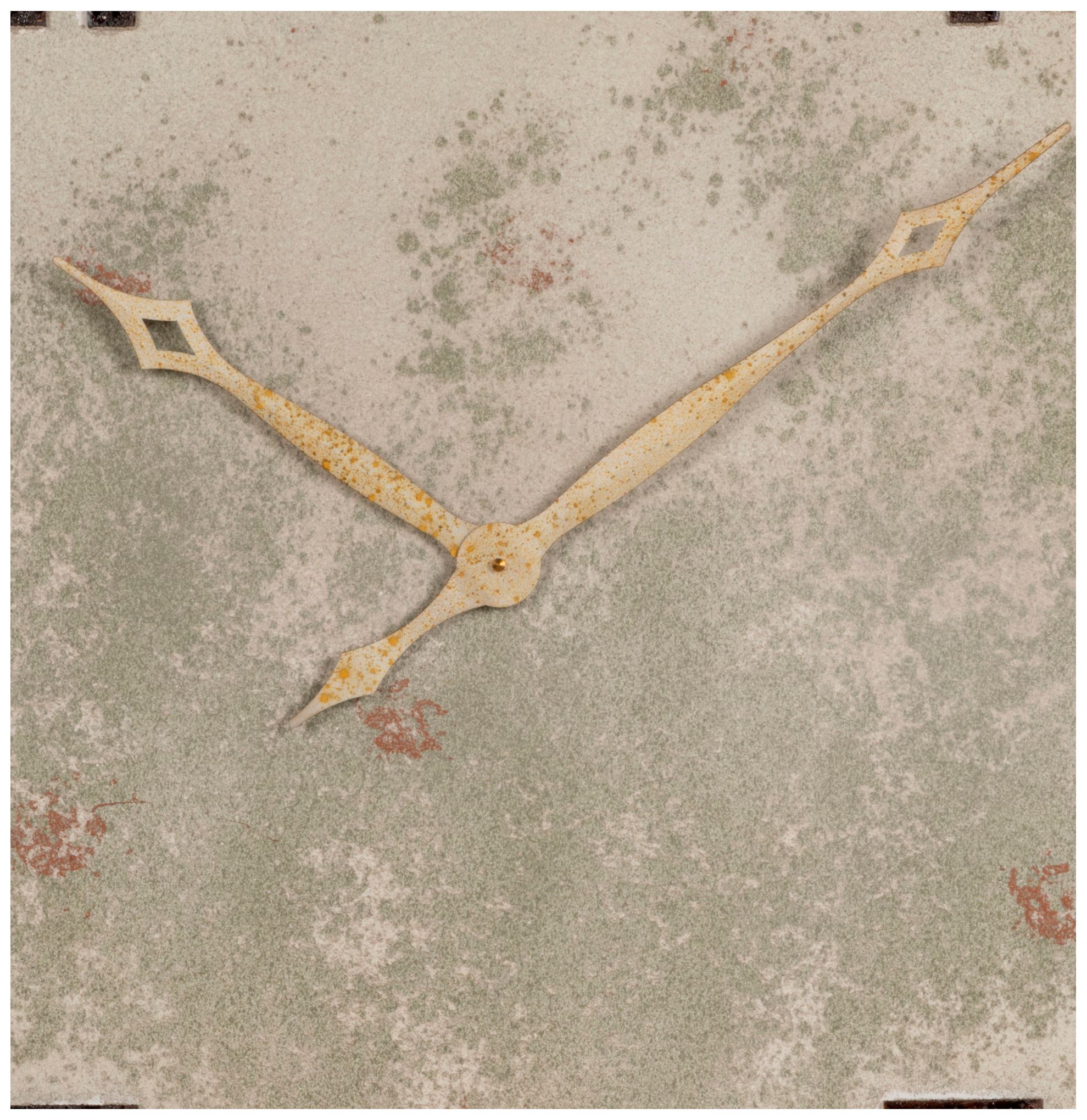 Image 6 Lara Naturally-Distressed 36" x 36" Wooden Round Wall Clock more views