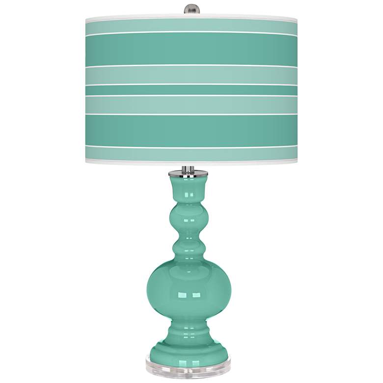 Image 1 Larchmere Bold Stripe Apothecary Table Lamp