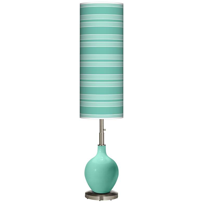 Image 1 Larchmere Bold Stripe Ovo Floor Lamp