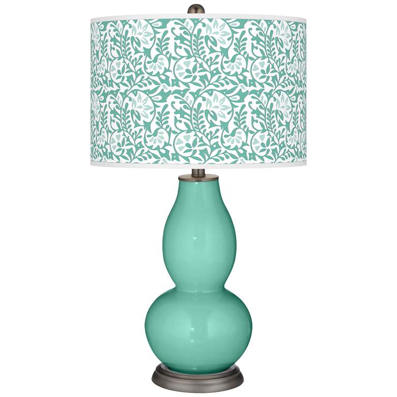 Image 1 Larchmere Gardenia Double Gourd Table Lamp