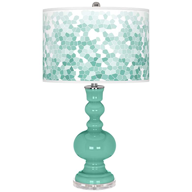 Image 1 Larchmere Mosaic Giclee Apothecary Table Lamp