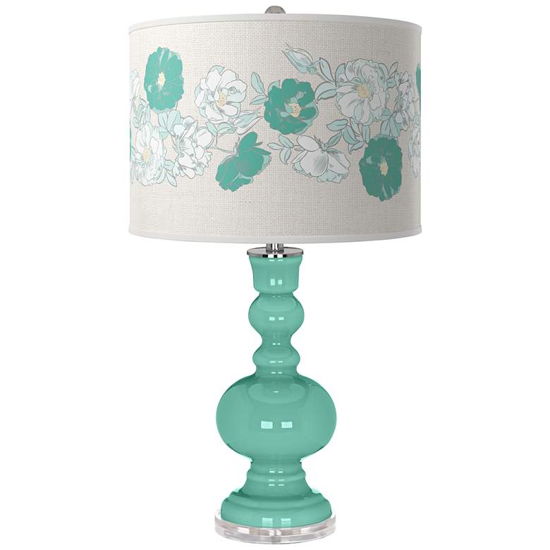 Image 1 Larchmere Rose Bouquet Apothecary Table Lamp