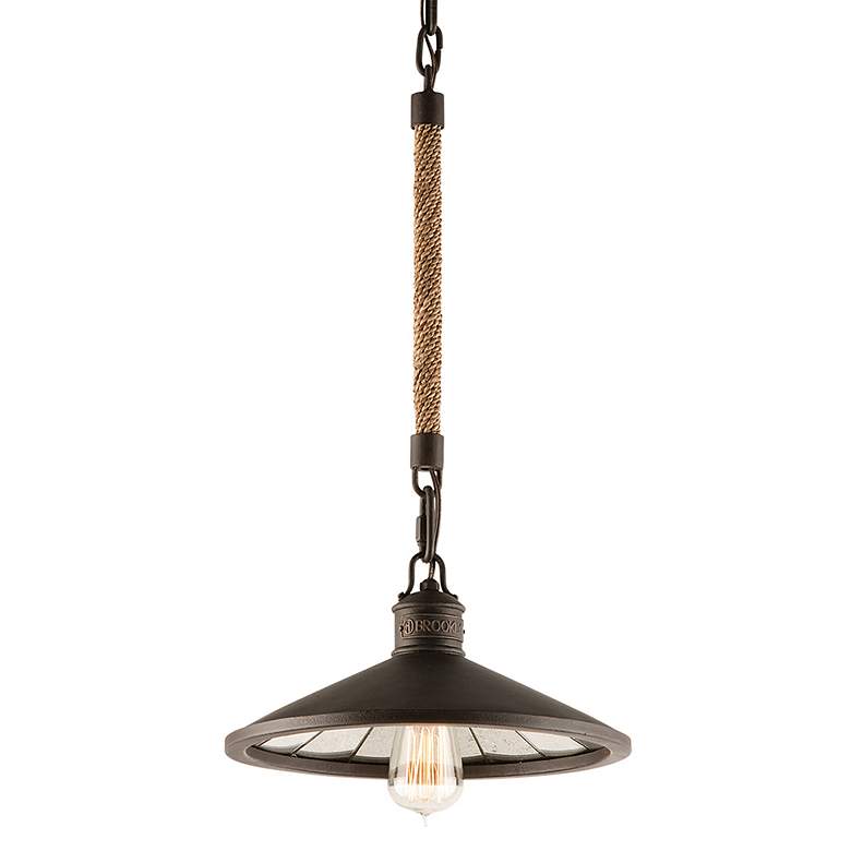 Image 1 Larchmont 23 1/2" High Aged Pewter Outdoor Hanging Light