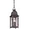 Larchmont 23 1/2" High Aged Pewter Outdoor Hanging Light