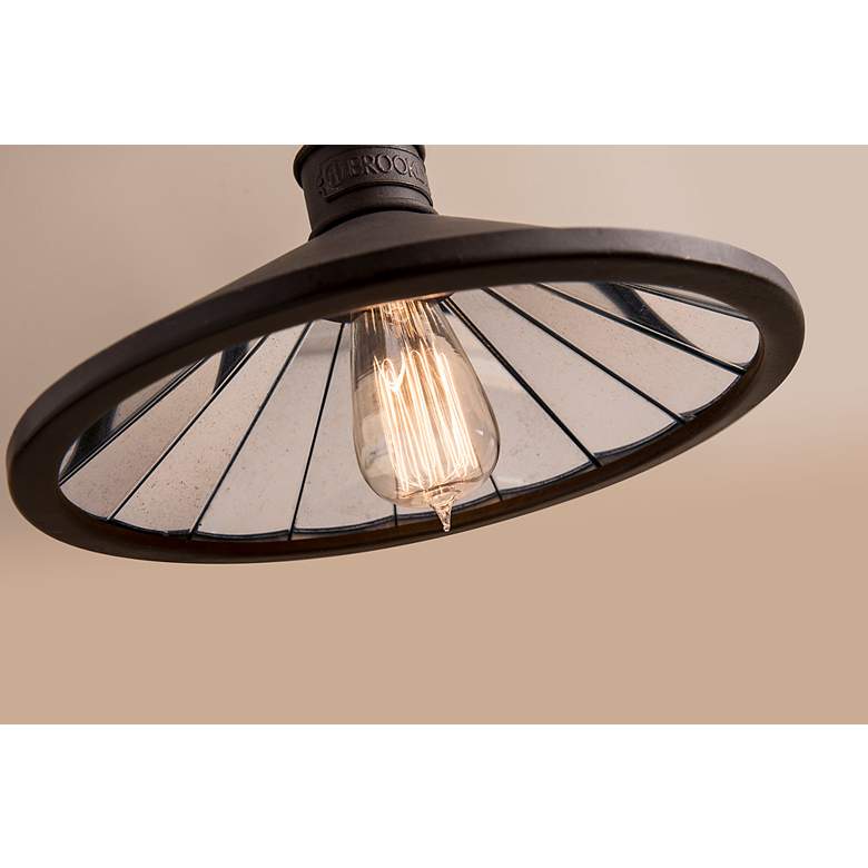Image 3 Larchmont 23 1/2" High Aged Pewter Outdoor Hanging Light more views