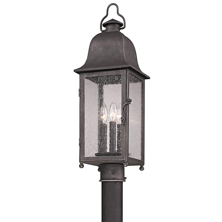 Image 1 Larchmont 25 1/4" High Vintage Bronze Outdoor Post Light