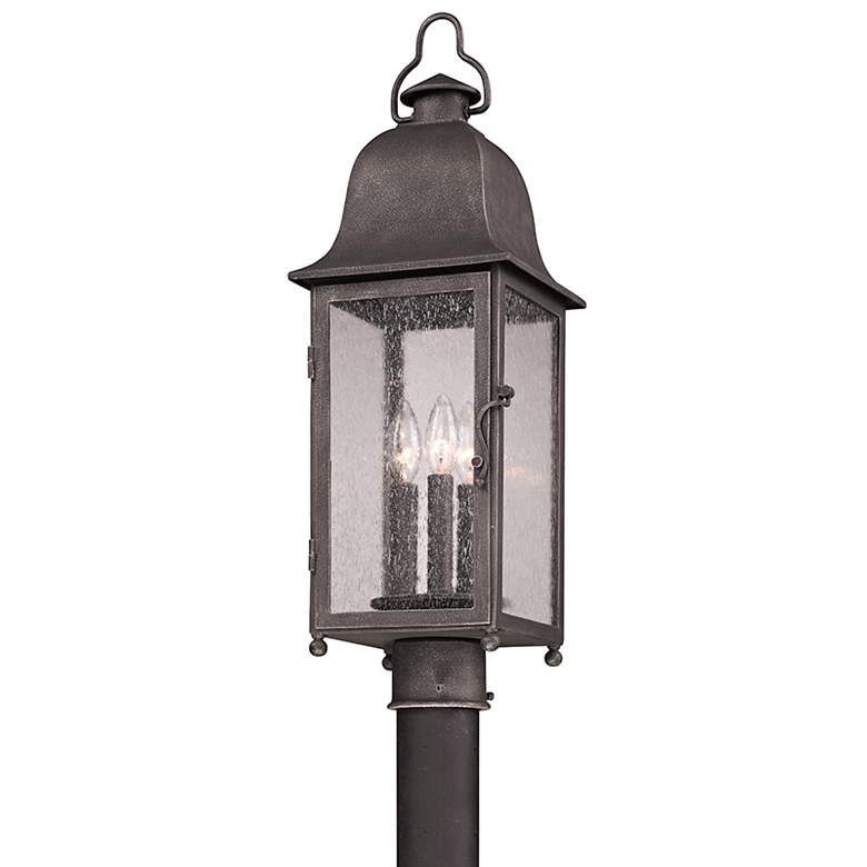 Image 2 Larchmont 25 1/4" High Vintage Bronze Outdoor Post Light more views