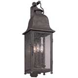 Larchmont 25&quot; High Outdoor Aged Pewter Wall Light