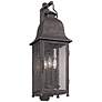 Larchmont 25" High Outdoor Aged Pewter Wall Light