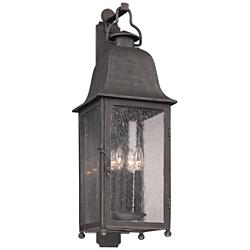 Larchmont 31 1/2&quot; High Aged Pewter Outdoor Wall Light