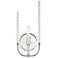 Laretto 1 Light Chrome Wall Sconce