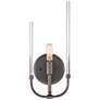 Laretto 1 Light Satin Copper Bronze Wall Sconce