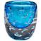 Large Bristol Cobalt Blue 5 1/4" High Glass Vase