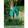 Large Cranes 60" High Water Spitter Pond Fountain