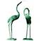 Large Cranes Cast Brass Pond Spitter Fountains - Set of 2