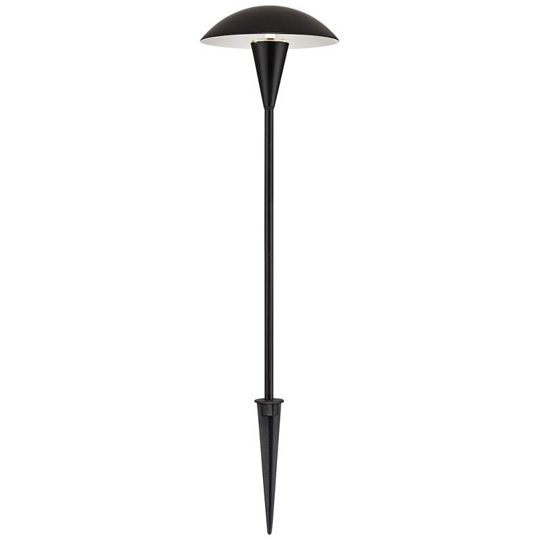 Image 5 Large Mushroom 18 inch High Black Low Voltage LED Path Light more views