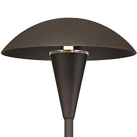 Image3 of Large Mushroom 18" High Bronze Low Voltage LED Path Light more views