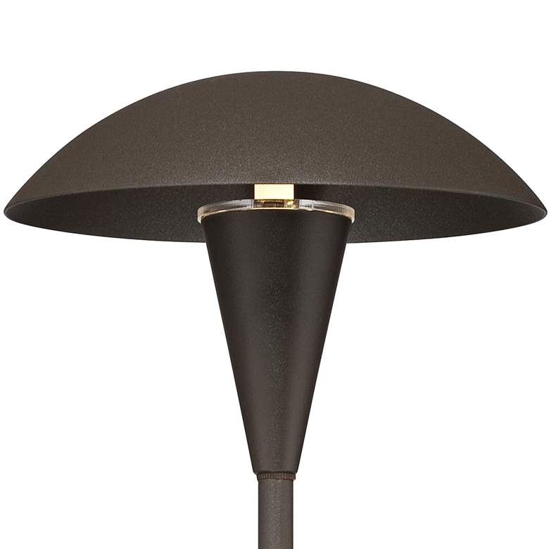 Image 3 Large Mushroom 18 inch High Bronze Low Voltage LED Path Light more views