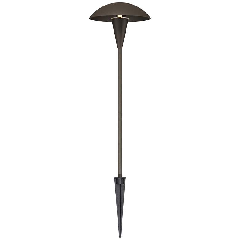 Image 5 Large Mushroom 18 inch High Bronze Low Voltage LED Path Light more views