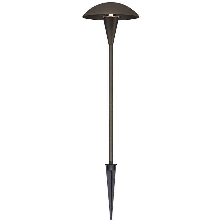 Image 3 Large Mushroom Bronze Finish LED Landscape Path Lights - Set of 4 more views