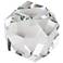 Large Octahedron Crystal Glass Table Top Accent Sculpture