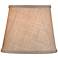 Large Putty Linen Empire Lamp Shade 5x7x6 (Clip-On)