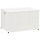 Large Woven Sturge Chest, Paper Rope, Arctic White